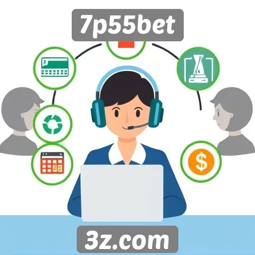Opções de suporte ao cliente no 7p55bet