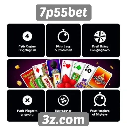 Características do site de jogos 7p55bet